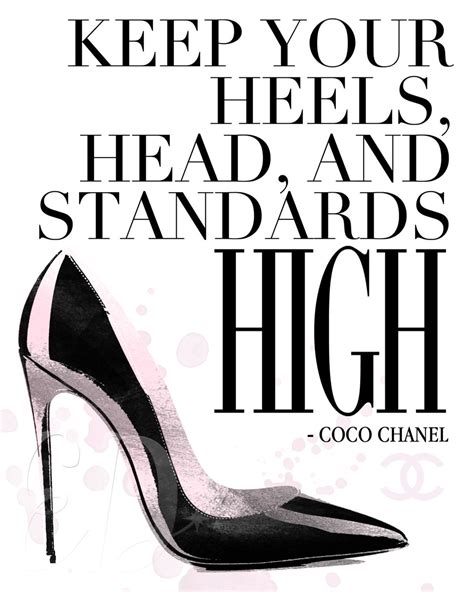 slogan for chanel|coco Chanel quotes high heels.